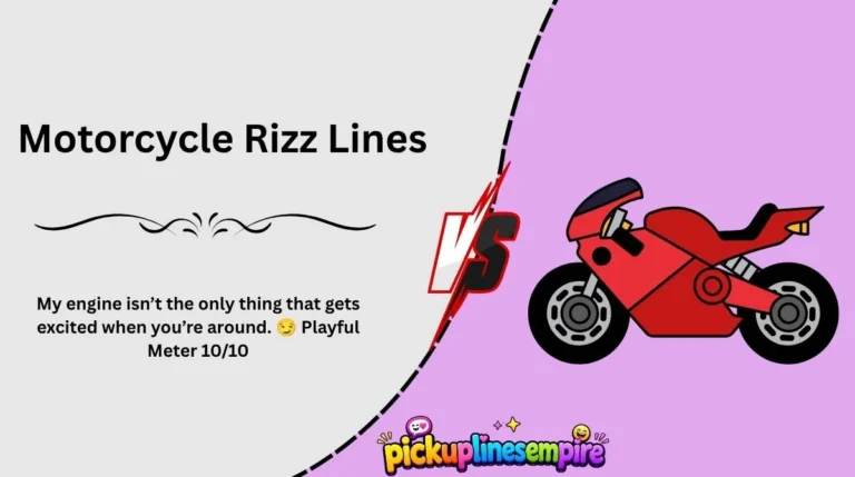 Motorcycle Rizz Lines