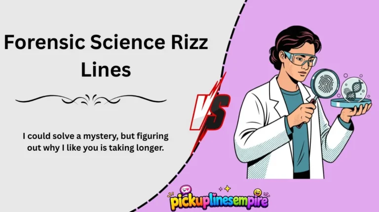Forensic Science Rizz Lines
