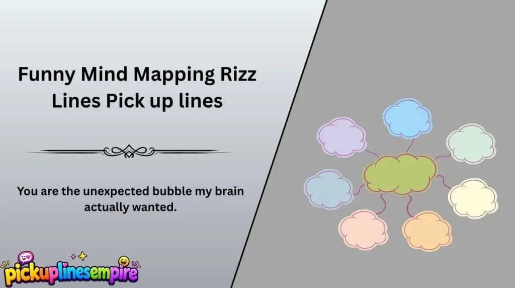 Funny Mind Mapping Rizz Lines Pick up lines