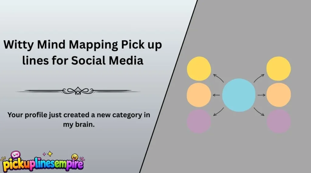 Witty Mind Mapping Pick up lines for Social Media