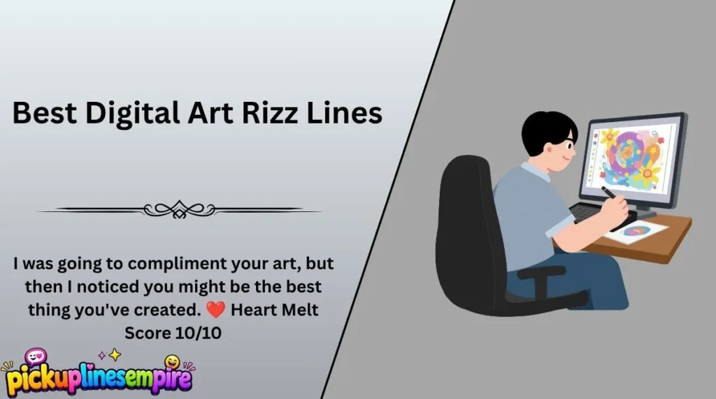 Best Digital Art Rizz Lines