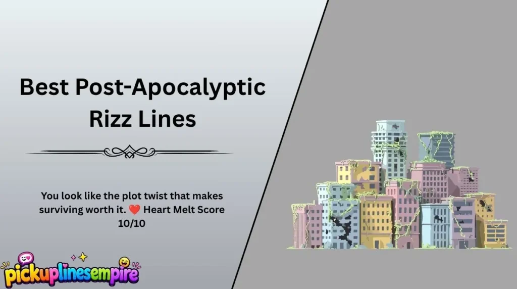 Best Post-Apocalyptic Rizz Lines