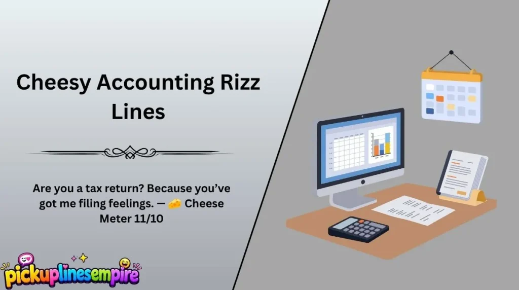 Cheesy Accounting Rizz Lines