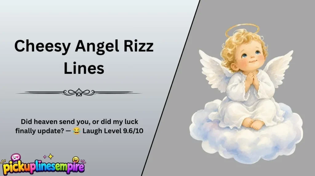 Cheesy Angel Rizz Lines