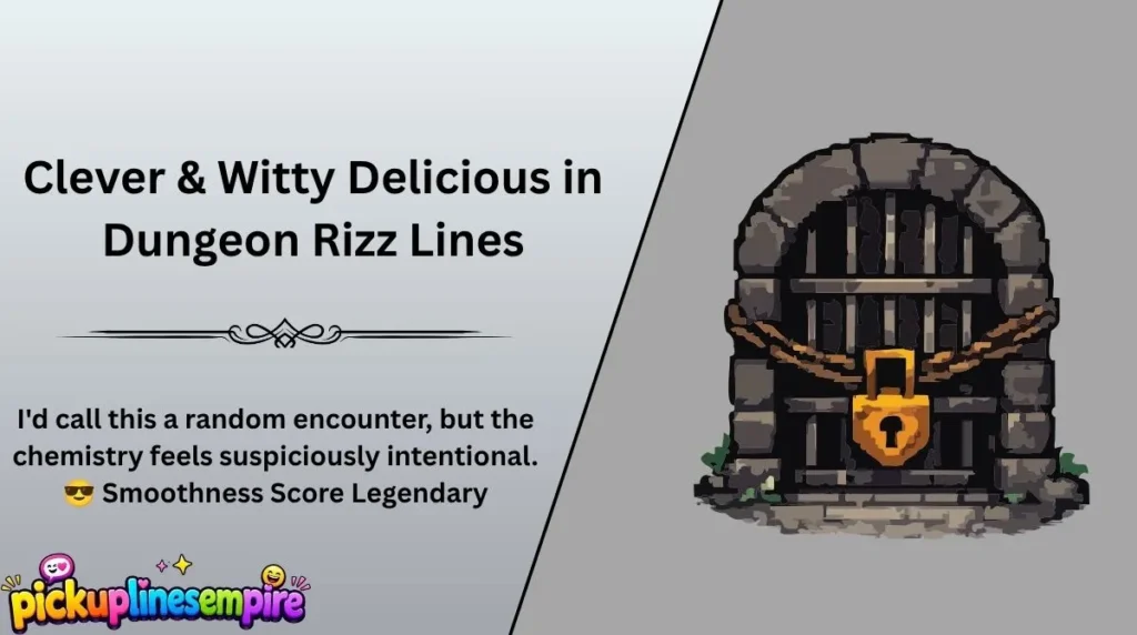 Clever & Witty Delicious in Dungeon Rizz Lines