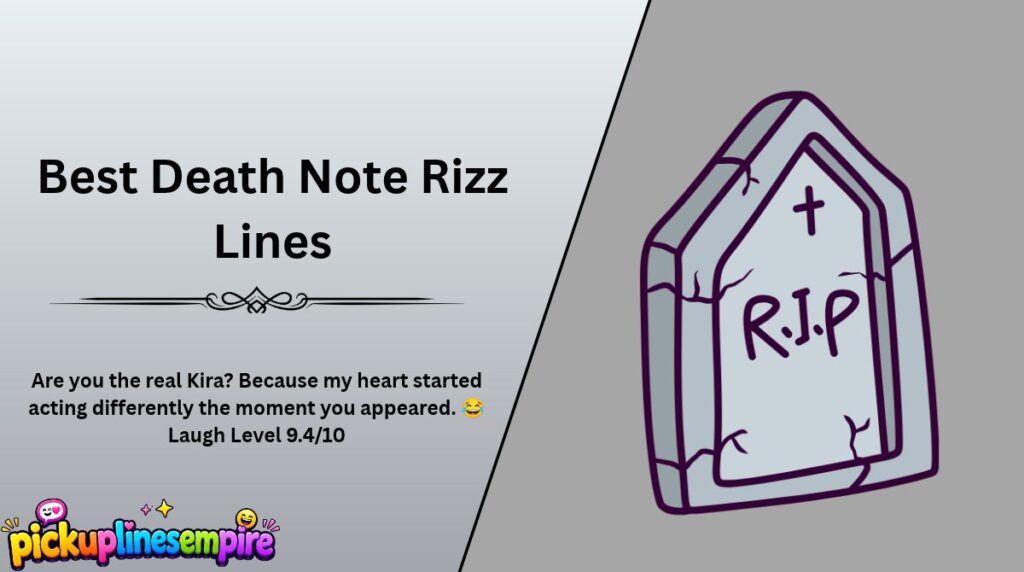 Best Death Note Rizz Lines