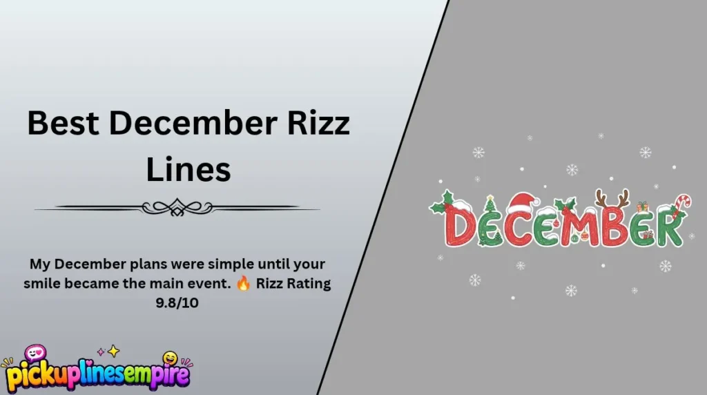 Best December Rizz Lines