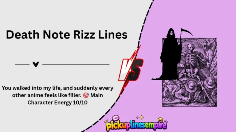 Death Note Rizz Lines