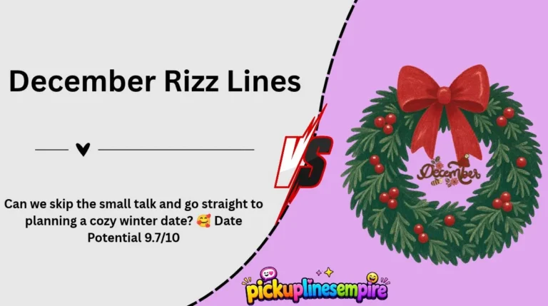 December Rizz Lines