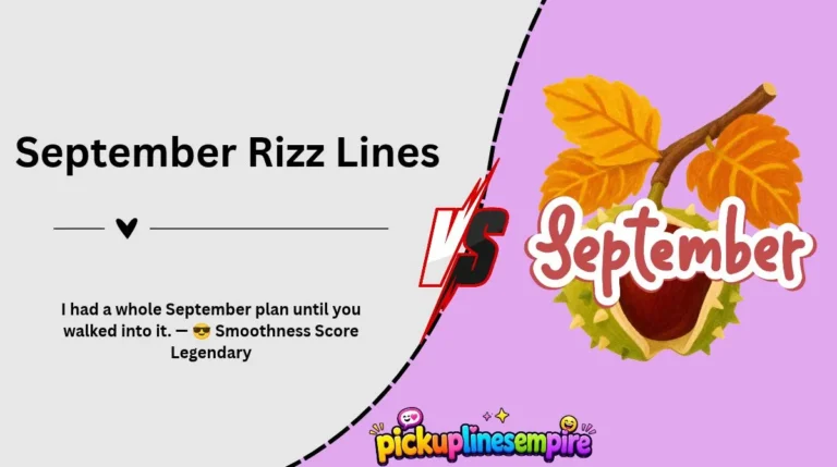 September Rizz Lines